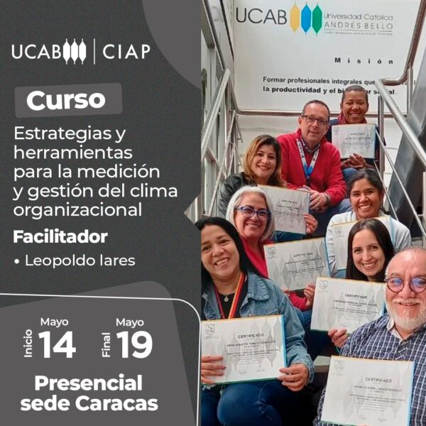 Curso. Estrategias y herramientas para la medición y gestión del clima organizacional.