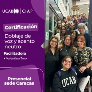 Certificación. Doblaje de voz y acento neutro.