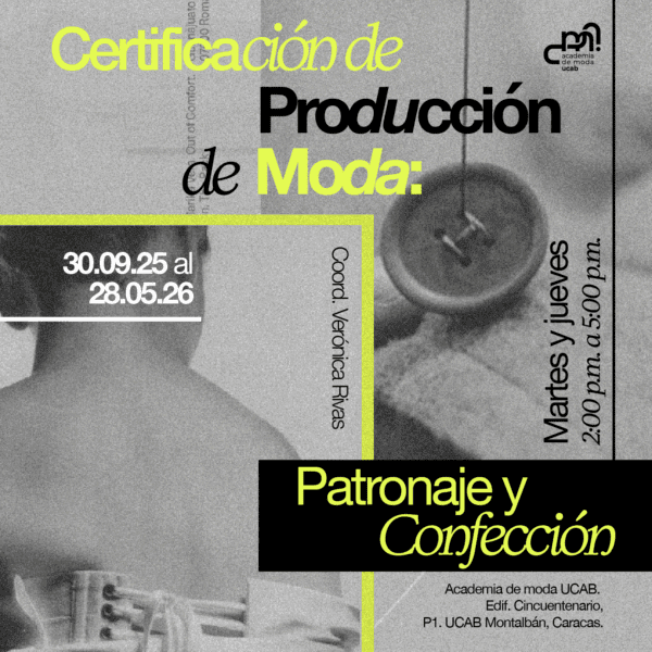 Certificación. Producción de moda: Patronaje y Confección.