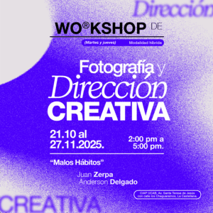 Workshop. Dirección creativa y fotografía de moda.