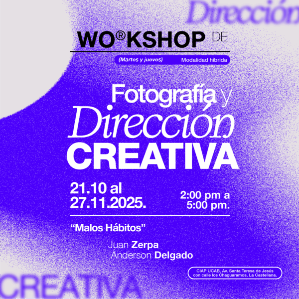 Workshop. Dirección creativa y fotografía de moda.