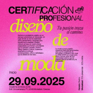 Certificación Profesional: Diseño de Moda.