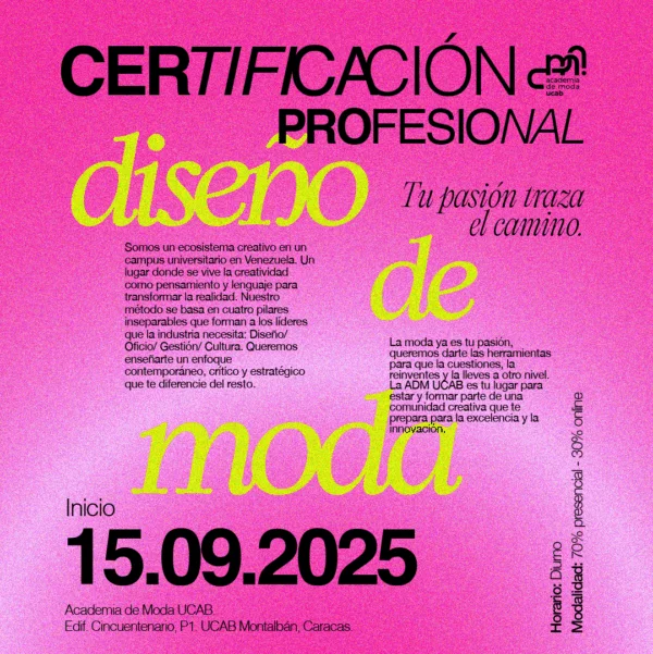 Certificación Profesional: Diseño de Moda.