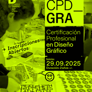 Certificación Profesional en Diseño Gráfico.