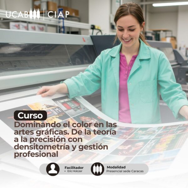 Curso. Dominando el color en las artes gráficas: De la teoría a la precisión con densitometría y gestión profesional.