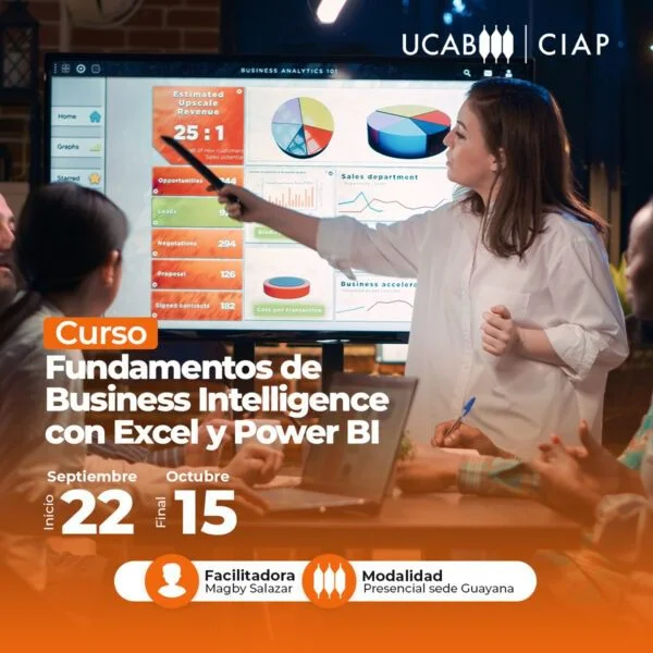 Curso. Fundamentos de Business Intelligence con Excel y Power BI - Sede Guayana.