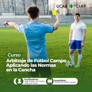Curso. Arbitraje de Fútbol Campo: Aplicando las normas en la Cancha.