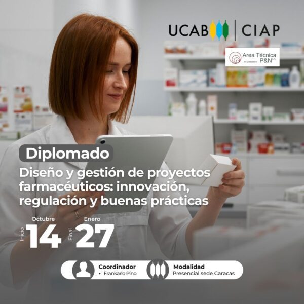 Diplomado. Diseño y gestión de proyectos farmacéuticos: innovación, regulación y buenas prácticas.