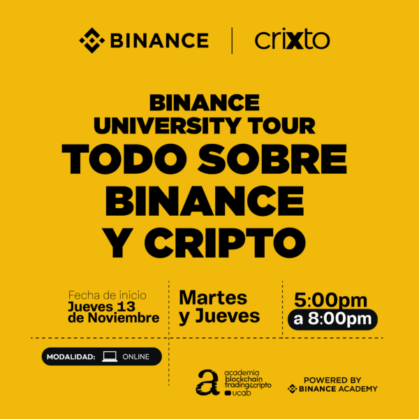 Curso. Todo sobre Binance y Cripto - En Línea.