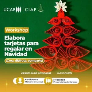 Workshop. Elabora tarjetas para regalar en esta Navidad.