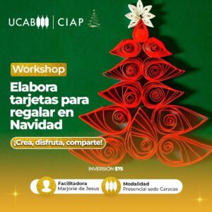 Workshop. Elabora tarjetas para regalar en esta Navidad.